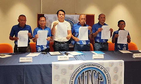 The Mindanao Transport Confederation of the Philippines (MTCP), which has over a million members across the island, has urged President Ferdinand "Bongbong" Marcos Jr. to undergo a hair follicle test as a gesture of "transparency and accountability." MTCP founder and president Rey S. Vilos read the letter during a press briefing at Acacia Hotel on Tuesday, April 8, 2025. The letter is set to be sent to the Office of the President via the post office on the same day.