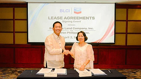 Chevron, BLC sign lease agreement