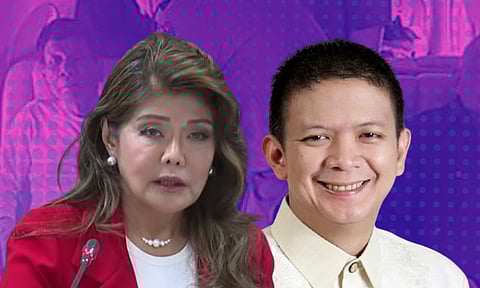 Senators Imee Marcos and Chiz Escudero.