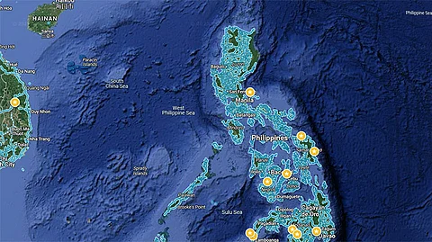 West Philippine Sea map