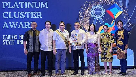 CHMSU bags platinum cluster award