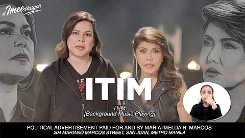 Senator Imee Marcos ITIM campaign ad