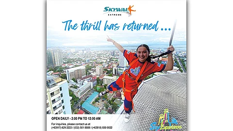 Skywalk Extreme reopens in Cebu