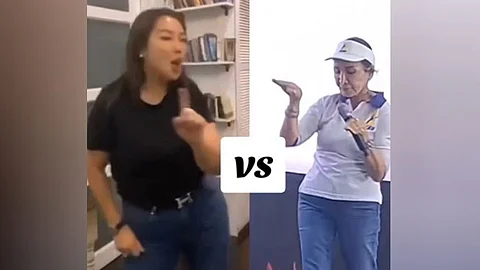 Pam Baricuatro (left) and Cebu Governor Gwendolyn Garcia