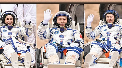 3 Chinese astronauts back on Earth in good health