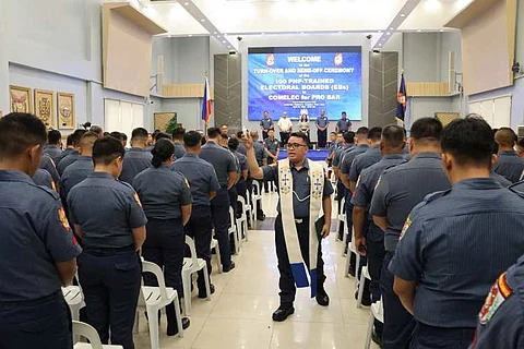 LEYTE. A total of 101 personnel from Police Regional Office-8 (Eastern Visayas) were deployed on April 30, 2025 to serve in the Police Regional Office in the Bangsamoro Autonomous Region (PRO-BAR) for the conduct of elections in areas under special security consideration.