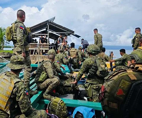 ZAMBOANGA. The Sulu-based 1102nd Infantry Brigade (1102Bde) activates and deploys Task Force Pata as part of intensified security measures for the upcoming May 12 midterm polls. The personnel of the task force landed on Saturday, May 3, in the island town of Pata where they will be stationed for poll duty.