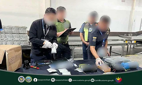 P1.5M cocaine, ecstasy seized in Port of Clark