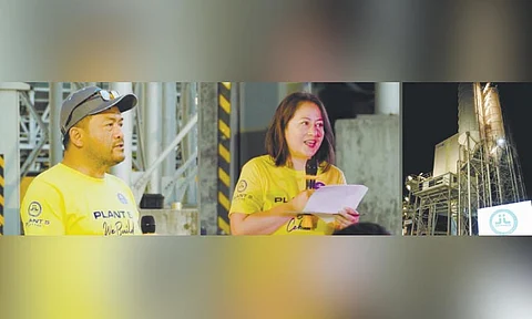TRIBUTE TO DAD. Vergel Regner and Candice Regner Neri timed the blessing and ceremonial batching of JLR North/Plant 5 on the 76th birthday of their late Dad Jose Luis Regner, the founder of JLR Construction and Aggregates.