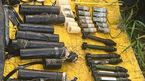 ZAMBOANGA. Security forces have recover explosives cache of the New People’s Army (NPA) in Sigacad, Bayog, Zamboanga del Sur on Sunday, May 4, 2025. The cache contained 10 rifle grenades and 11 ammunitions for caliber 40-millimeter grenade launcher. (SunStar Zamboanga)