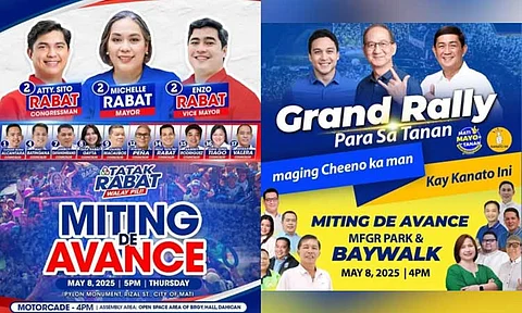 All eyes are on the coastal capital of Davao Oriental as two rival political forces gear up for a thrilling, back-to-back miting de avance on May 8, 2025.