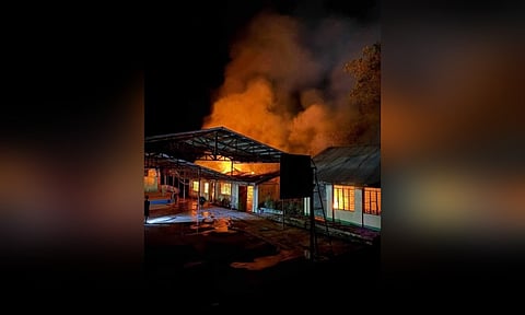 Bangued, Abra voting center catches fire