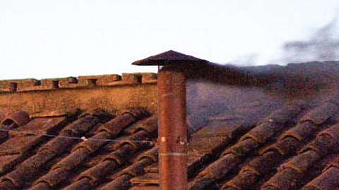 Day 2: Black smoke again