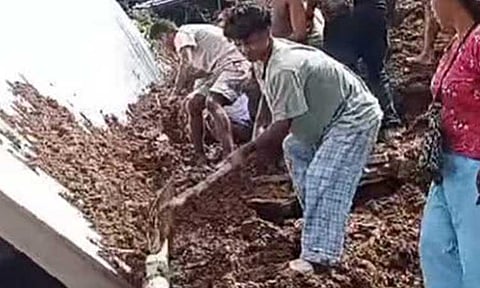 A five-month-old baby was declared dead on arrival at the hospital following a landslide that occurred around 9 a.m. on Thursday, May 8, 2025, in Purok 3, Sitio Quarry, Mundo Hill, Barangay Marilog, Marilog District, Davao City.