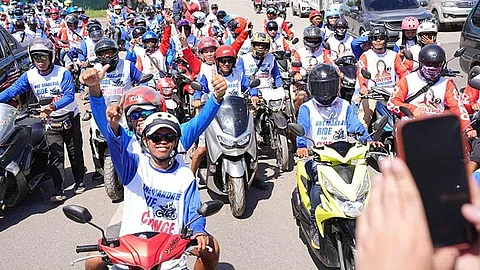 3,000 ka riders nag hiusa alang sa One Mandaue party