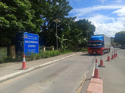TACLOBAN. A truck approaches the Weighbridge Station in Barangay Cabalawan, Tacloban City, as the National Government orders the strict enforcement of weight limits to maintain connectivity while addressing structural issues at the iconic San Juanico Bridge, which links Samar Island and Leyte.