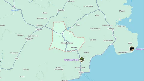 Sierra Bullones map