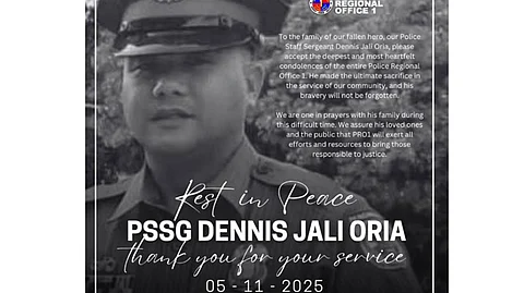 PNP vows justice for slain cop in Pangasinan shooting incident