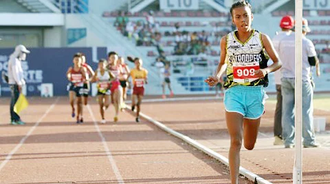 EV runner wins first gold