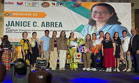 Davao City SPA honored as NSPC 2025 Most Outstanding School Paper Adviser