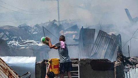 47 ka balay naugdaw sa sunog sa Lapu-Lapu