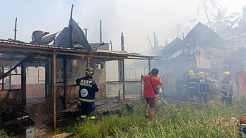 Fire hits 37 houses in Barangay Kinasang-an