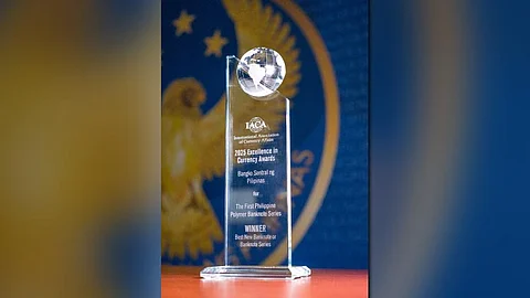 Philippines’ polymer banknote series wins top honor from Iaca