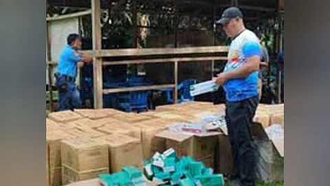 Cops seize over P900,000 stocks of smuggled cigarettes in Basilan