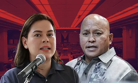 Senator Ronald “Bato” dela Rosa and Vice President Sara Duterte.
