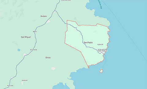 San Pablo, Zamboanga del Sur map