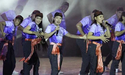 NEW BATTLEGROUND. Members of the Philippine Air Force perform during the "Musikalayaan 2025" at Rizal Park Open-Air Auditorium in Manila on Thursday (June 5, 2025). Organized jointly by the National Historical Commission of the Philippines and the Media and Civil Affairs Group of the Armed Forces of the Philippines, the musical play aimed to awaken national consciousness on the importance of safeguarding the West Philippine Sea and asserting the country's sovereign maritime rights. (PNA photo by Avito C. Dalan)