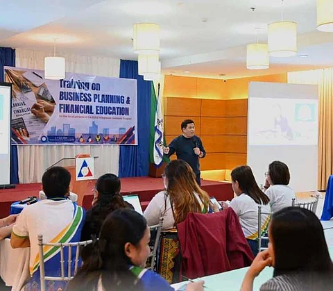 ZAMBOANGA. Focal persons and implementers of the Department of Labor and Employment (DOLE) Integrated Livelihood Program (DILP) from Western Visayas, Central Visayas, Eastern Visayas, and Zamboanga Peninsula undergo a three-day Training on Business Planning and Financial Education. The training is to strengthen the capacity of DILP field implementers to better support livelihood beneficiaries in building sustainable enterprises.