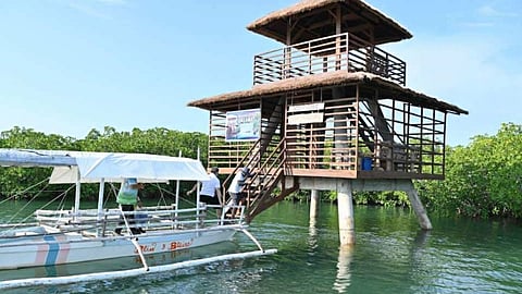 NEGROS. The P2-million Watchtower and Kayak Center, funded by Seacology, was turned over to the City Government of Sagay. Photo from Sagay City PIO