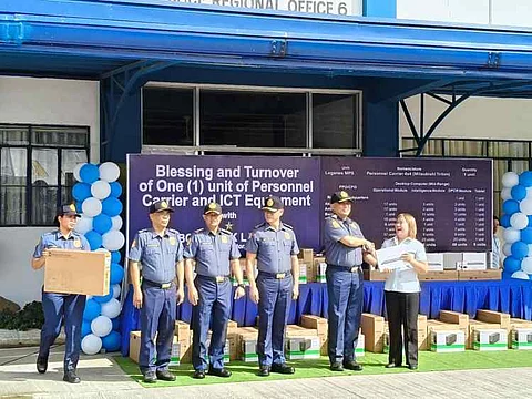ILOILO. The Police Regional Office in Western Visayas (PRO 6) formally turns over 226 desktop computer sets, nine tablets, and one police vehicle to provincial and city police units across the region on June 9, 2025, at Camp Genera; Martin Teofilo B. Delgado, Fort San Pedro, Iloilo City, to enhance operational and administrative capabilities.