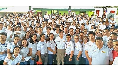 PBBM AT BRIGADA ESKWELA. President Ferdinand R. Marcos Jr. led the kick-off ceremony of Brigada Eskwela 2025 at Tibagan Elementary School in San Miguel, Bulacan. (Photo courtesy of PIA 3)