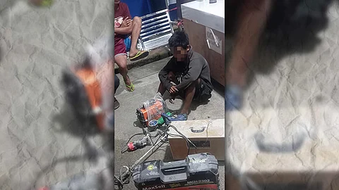 16 anyos ‘nangawat’ og power tools, gi-rescue
