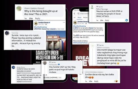 As mpox cases emerged in Davao City, an unexpected wave of confusion hit social media after old posts related to the Covid-19 pandemic began resurfacing on the newsfeeds of unsuspecting netizens — many of whom mistakenly believed these were recent updates.