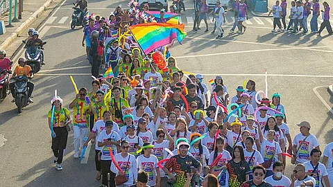 Kinadak-ang Pride March sa Mandaue karong adlawa