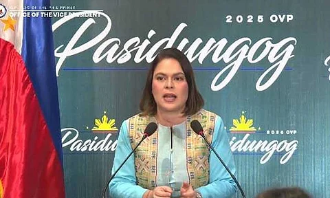 Vice President Sara Duterte faced the media during the 2025 OVP Pasidungog on Monday morning, June 16, 2025, at SMX Convention Center, Lanang in Davao City.