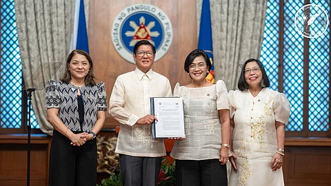President Ferdinand "Bongbong" Marcos Jr. led the IRR launch at the President's Hall in Malacañang on Tuesday, June 17, 2025. (PCO)