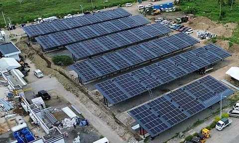 The city government of Samal has saved as much as P132,095 since it has put into operation the P50 million Samal Renewable Energy Project which also serves as spaces for car park at the City Hall ground.