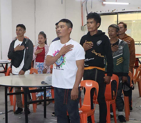 ZAMBOANGA. Former New People’s Army (NPA) members, now referred to as friends rescued (FRs), undergo profiling and validation as part of the government’s ongoing peace and reintegration program. The activity aims to assess their socio-economic status and needs.