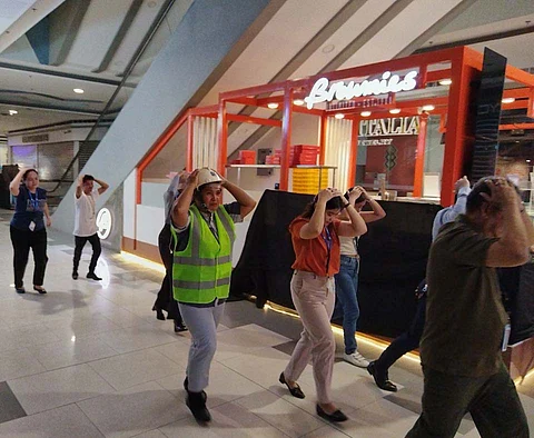 ZAMBOANGA. SM City Mindpro participates in the 2nd Quarter Nationwide Simultaneous Earthquake Drill (NSED) on Thursday, June 19, demonstrating its continued commitment to safety and disaster resilience. The drill was actively joined by employees, tenants, and mallgoers.