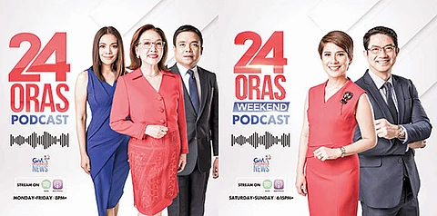 GMA molunsad og 24 Oras Podcast