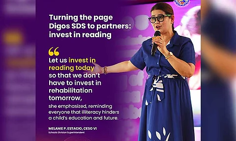 Digos City launches ‘Project Basa’ to tackle literacy crisis
