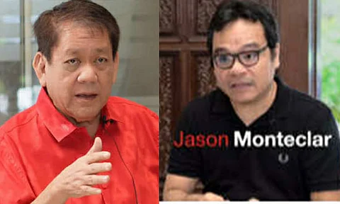 CEBU. Vice Mayor-elect Tomas Osmeña with broadcaster Jason Monteclar.