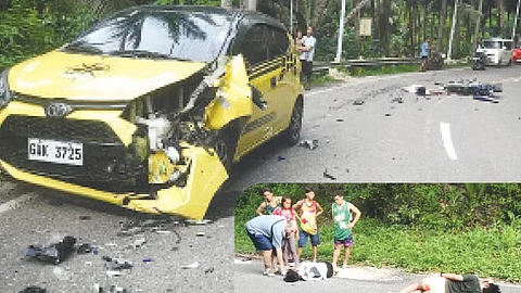 Motorsiklo 'mibangga' sa awto, 1 patay