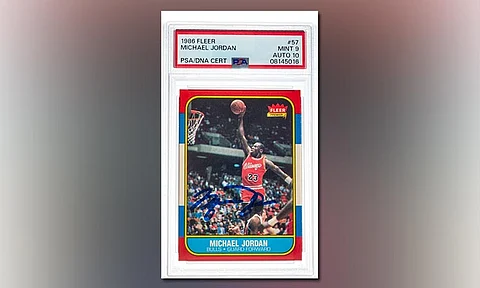 MILYONES: Nahalin og dako nga kantidad ang talagsaon nga rookie card ni Michael Jordan. /
