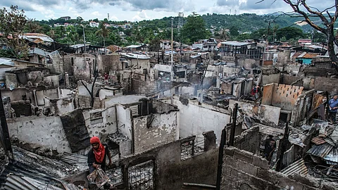 Scene from Thursday, June 26, 2025, reveal the devastation left by the massive blaze that broke out in Mananga 2 Bridge, Barangay Tabunok, Talisay City, Cebu, the day before. At least 167 homes were destroyed, 22 were damaged, and over 1,014 individuals were displaced, leaving families to rebuild from the ashes. | via Juan Carlo de Vela