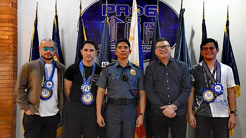 ILOILO. Police Brigadier General Josefino D. Ligan, regional director of the Police Regional Office in Western Visayas (PRO 6), welcomes the director, co-director, and cast of the film Beyond the Call of Duty during their courtesy visit on July 1, 2025, in Iloilo City. The event featured the film’s trailer, a live 5-minute police response simulation, and a message of appreciation from the PRO 6 leadership for the filmmakers' tribute to police service.